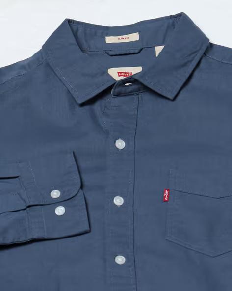 LEVI'S Men Slim Fit Shirt with Flap Pockets - 2