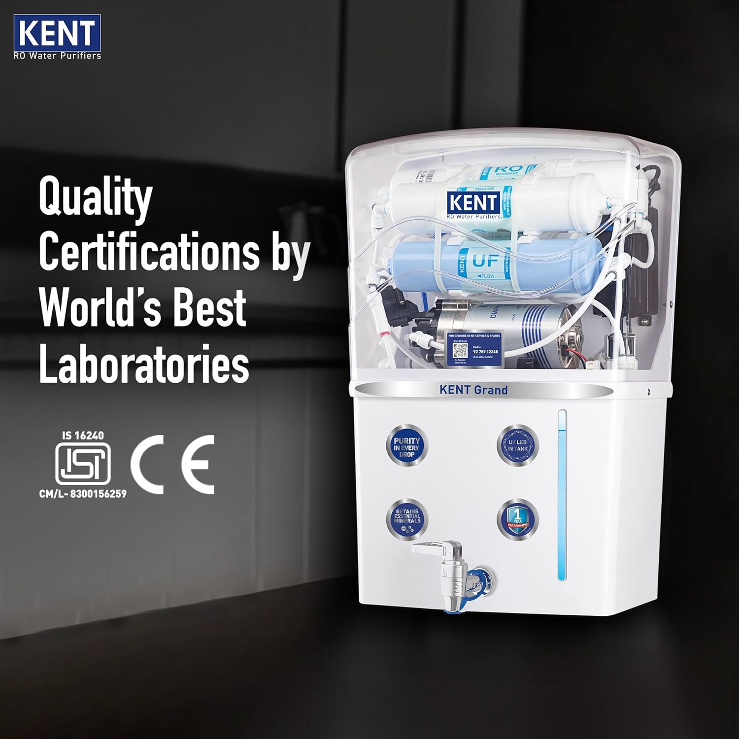 KENT Grand RO Water Purifier - 5