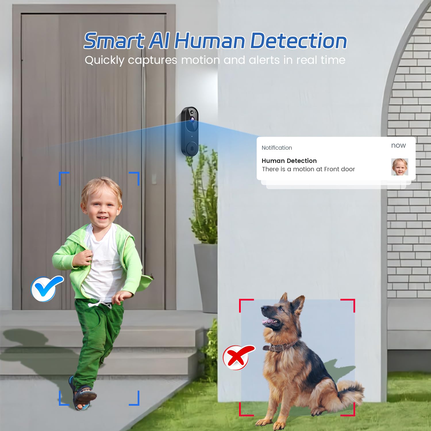 Guggre 1080P Video Doorbell Camera - 5