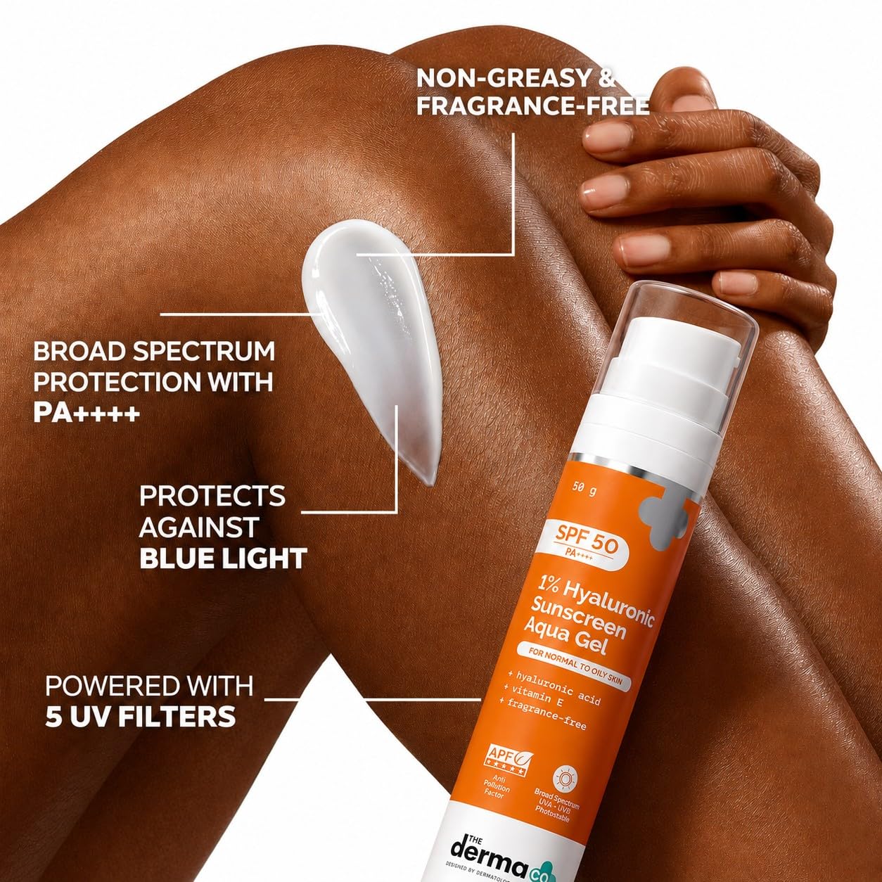 The Derma Co Hyaluronic Sunscreen Blue Light Protection - 6