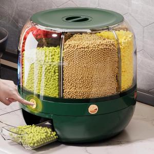 Delavala | 360° Rotating 6 Grid Large Grain Dispenser