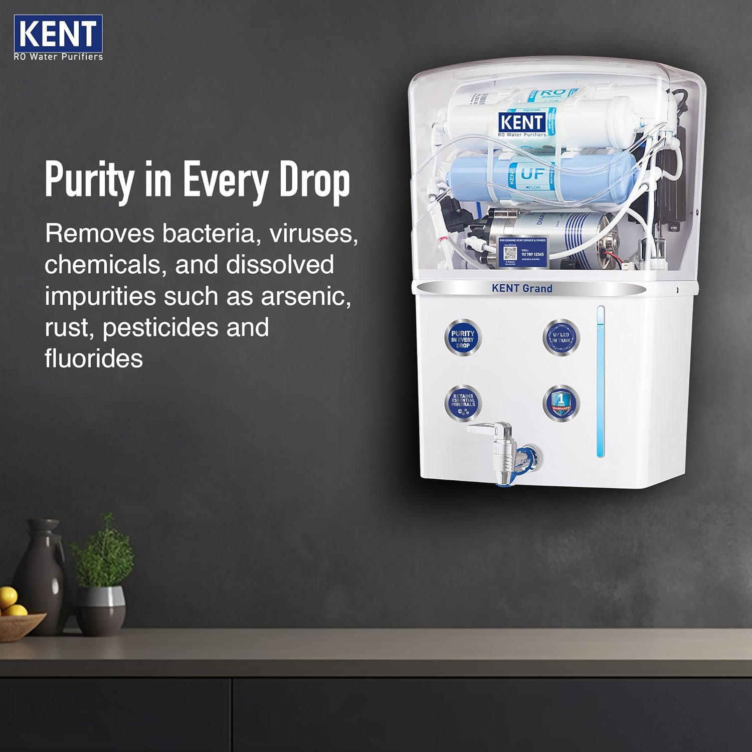 KENT Grand RO Water Purifier - 3