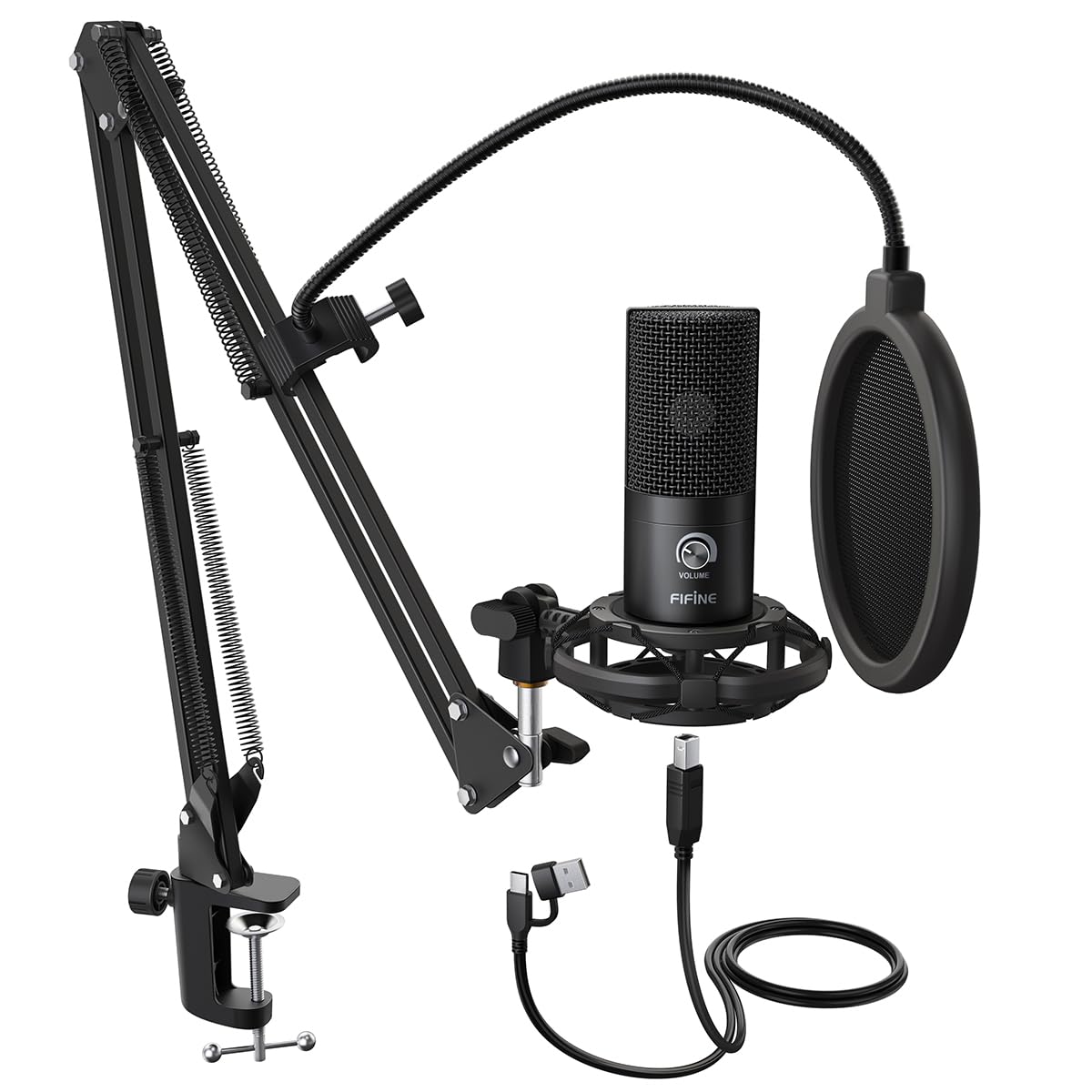 FIFINE T669 USB Condenser Mic Kit