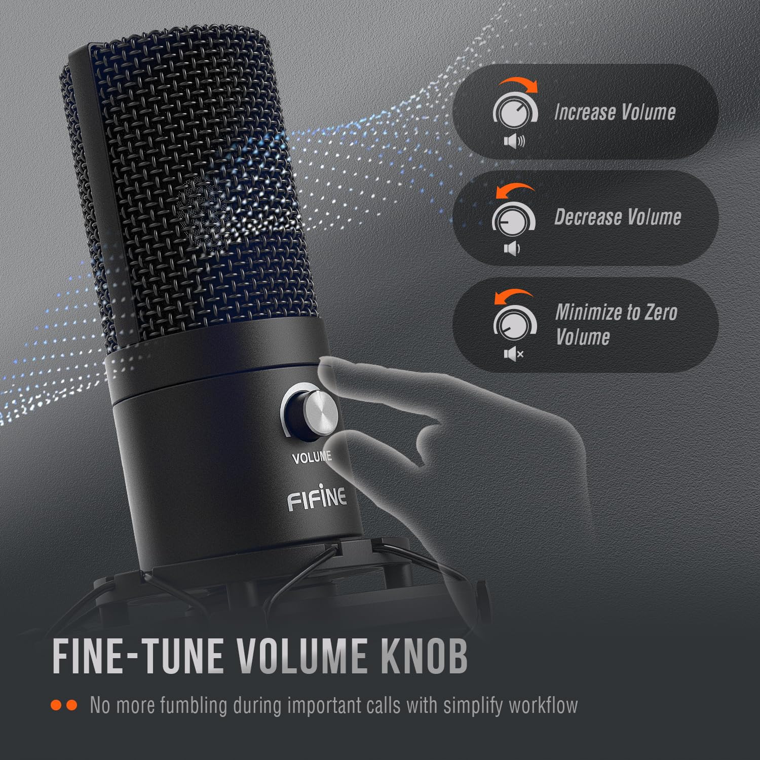 FIFINE T669 USB Condenser Mic Kit - 5