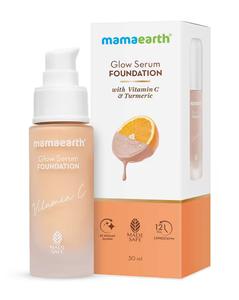 MAMAEARTH Glow Serum Foundation - 01 Ivory Glow