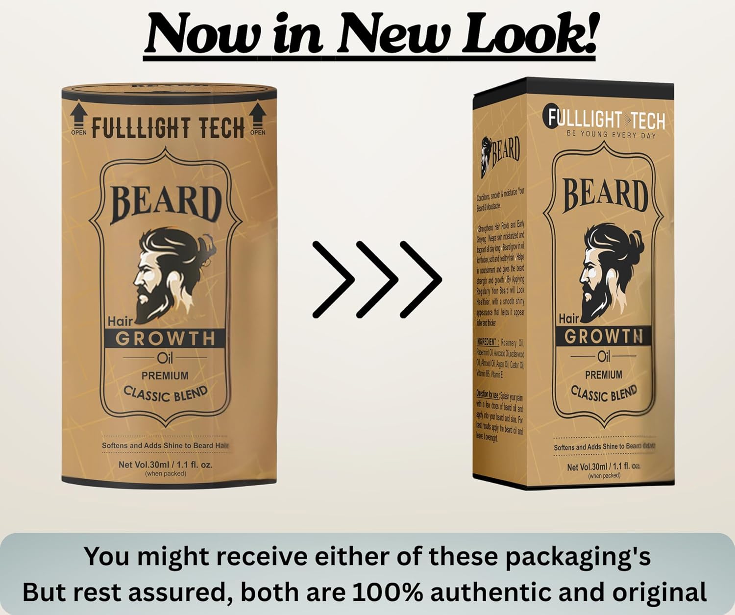 Fulllight Tech Beard Growth Oil for Men-30ml - 7