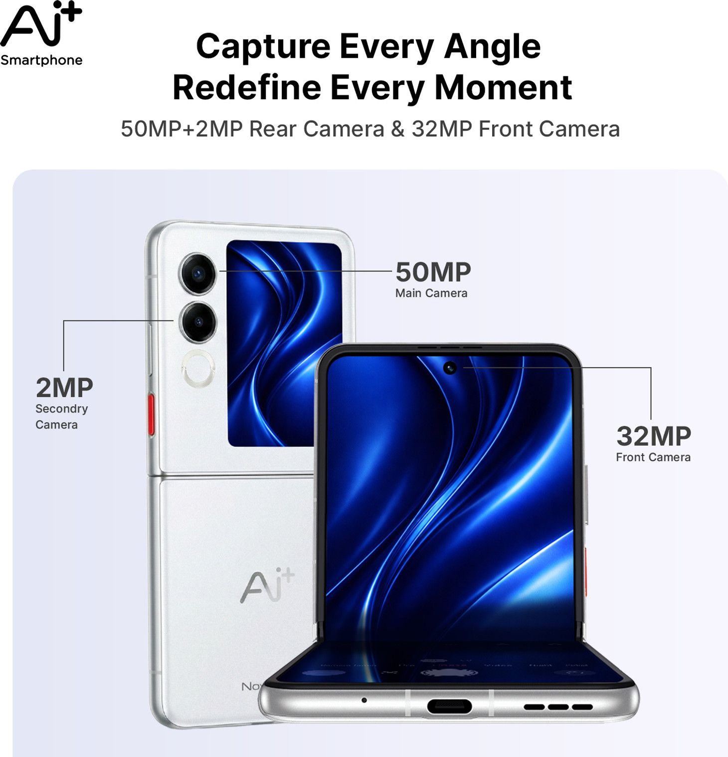 Ai+ Nova Flip 5G - 12