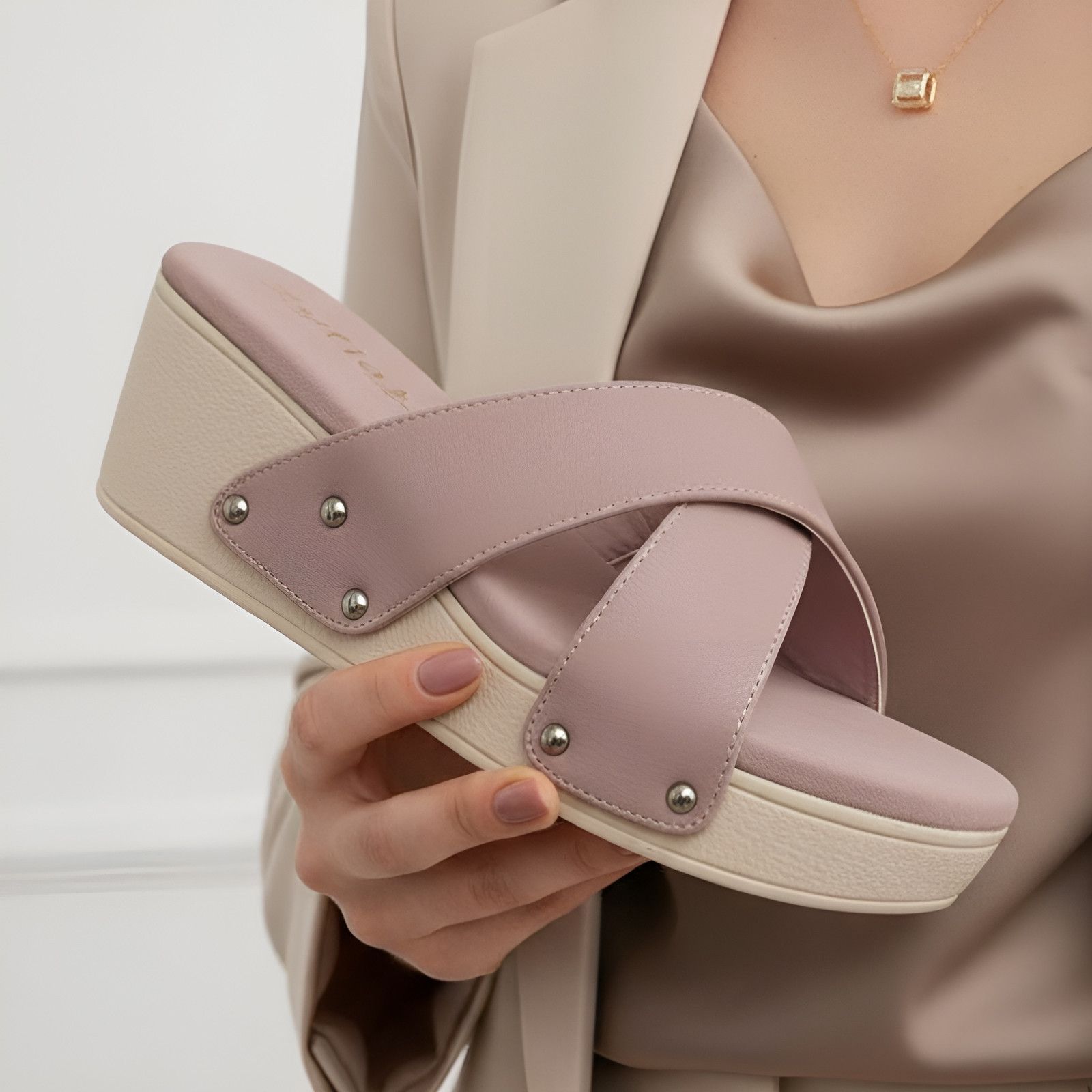 Zyfie Women Wedges Sandal Pink - 2