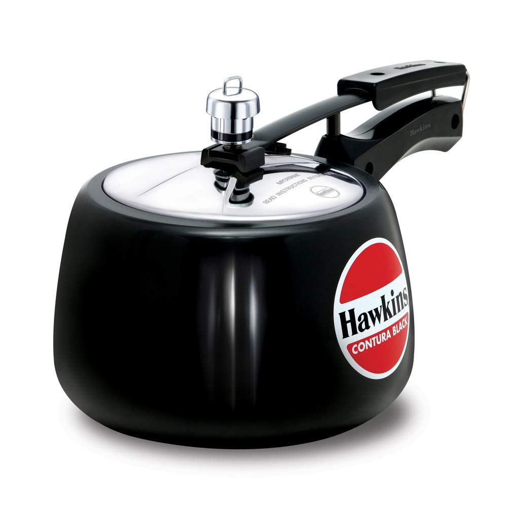Hawkins Contura Black 3 Litre Pressure Cooker
