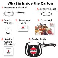 Hawkins Contura Black 3 Litre Pressure Cooker - 4