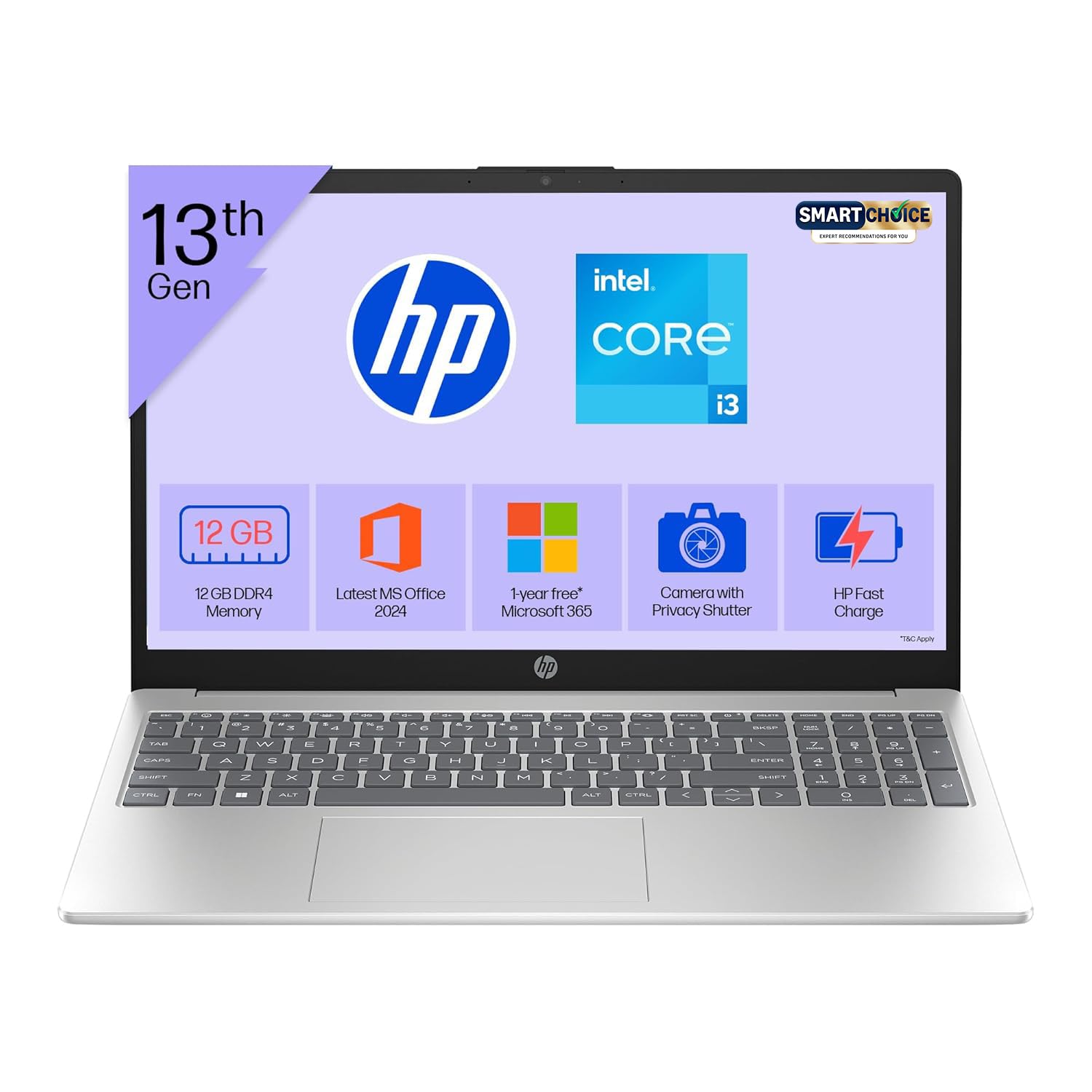 HP 15 Smartchoice | 12GB DDR4 | 512GB SSD | 15.6''