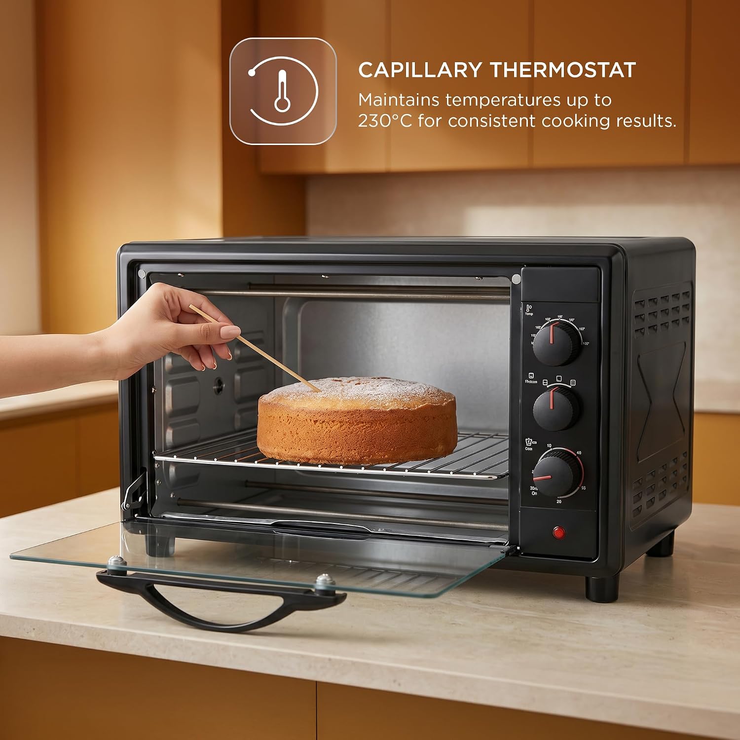 Glen Multi-Function OTG for Kitchen | 25 Litre | 1700W - 5