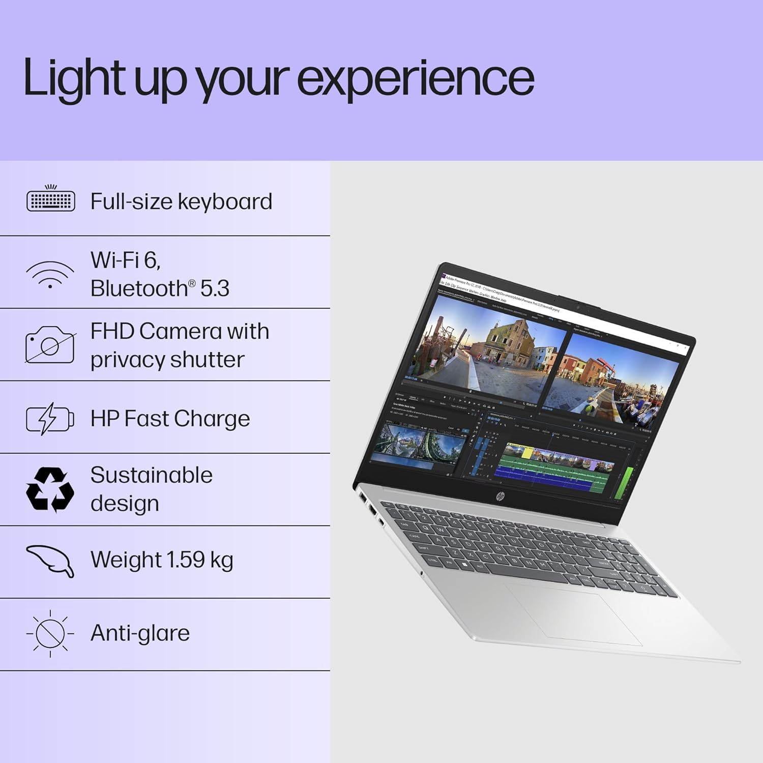 HP 15 Smartchoice | 12GB DDR4 | 512GB SSD | 15.6'' - 4