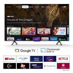 TCL 55 inches 4K Ultra HD Smart QLED Google TV