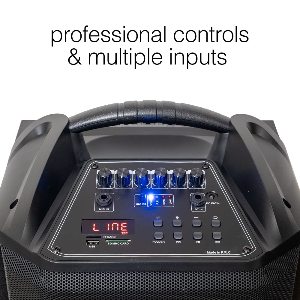 Takara Karaoke Speaker Trolley 12 Inch Woofer Portable - 3