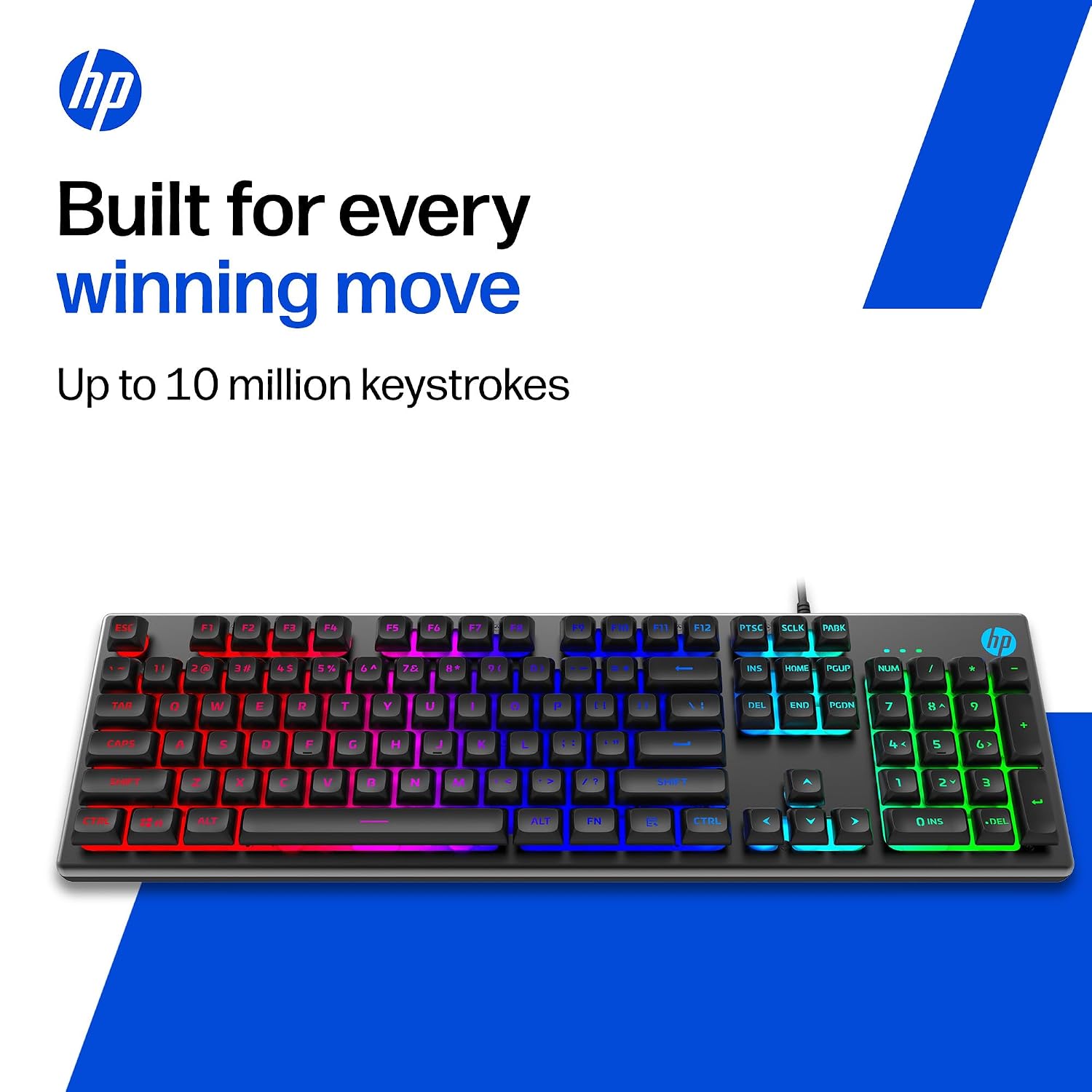 HP K500F Wired Gaming Keyboard With Mixed Color Lighting - 6