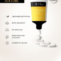 deconstruct Gel Sunscreen SPF 50 PA++++ -100% Photostable-Lightweight - 3