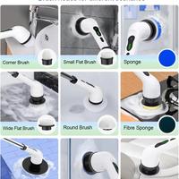 9 in 1 Electric Spin Scrubber | Cleaning Brush Scrubber for Home - 3