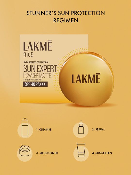 Lakme Sun Expert Compact Powder With Vitamin E & Iron Oxides - 2