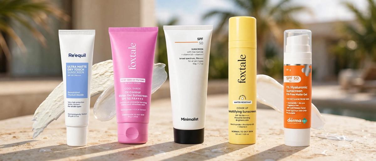Top 5 Best Matte Gel Sunscreens for Oily Skin Under ₹499 in India (2026 Edition)