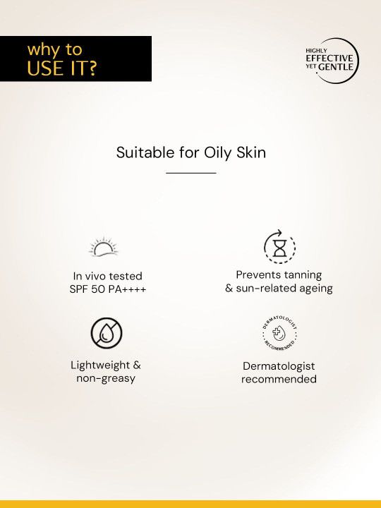 deconstruct Gel Sunscreen SPF 50 PA++++ -100% Photostable-Lightweight - 2