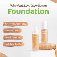 MAMAEARTH Glow Serum Foundation - 01 Ivory Glow - 3