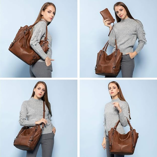 INOVERA Handbags | Faux Leather Purse | Crossbody Sling Bag Combo - 2