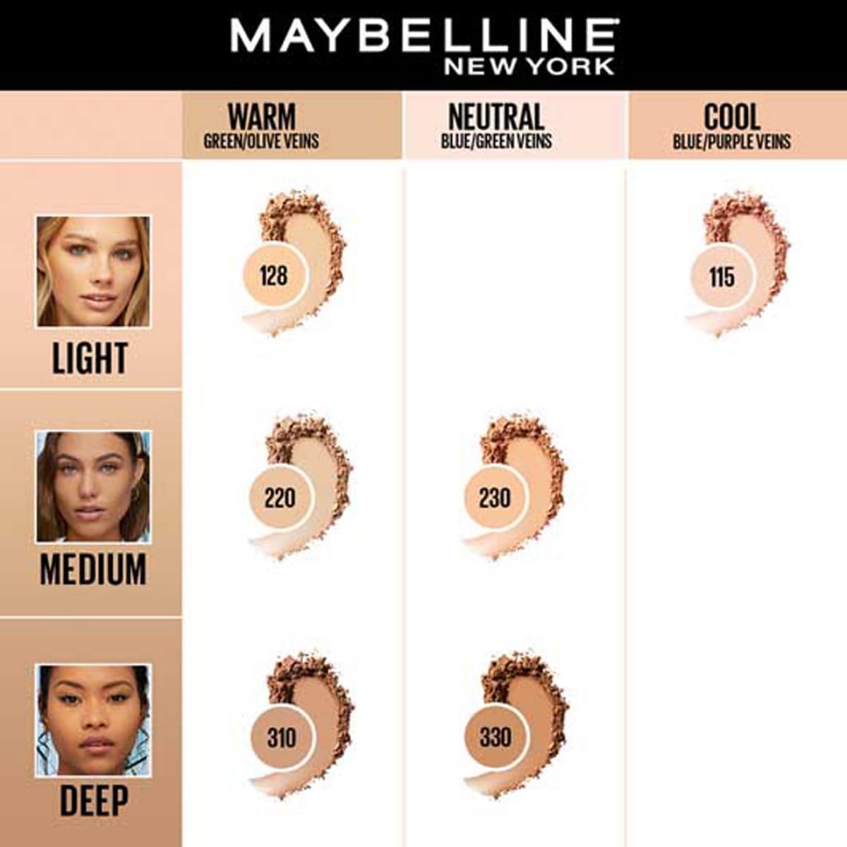 Maybelline New York Fit Me Matte + Poreless Compact Powder - 6