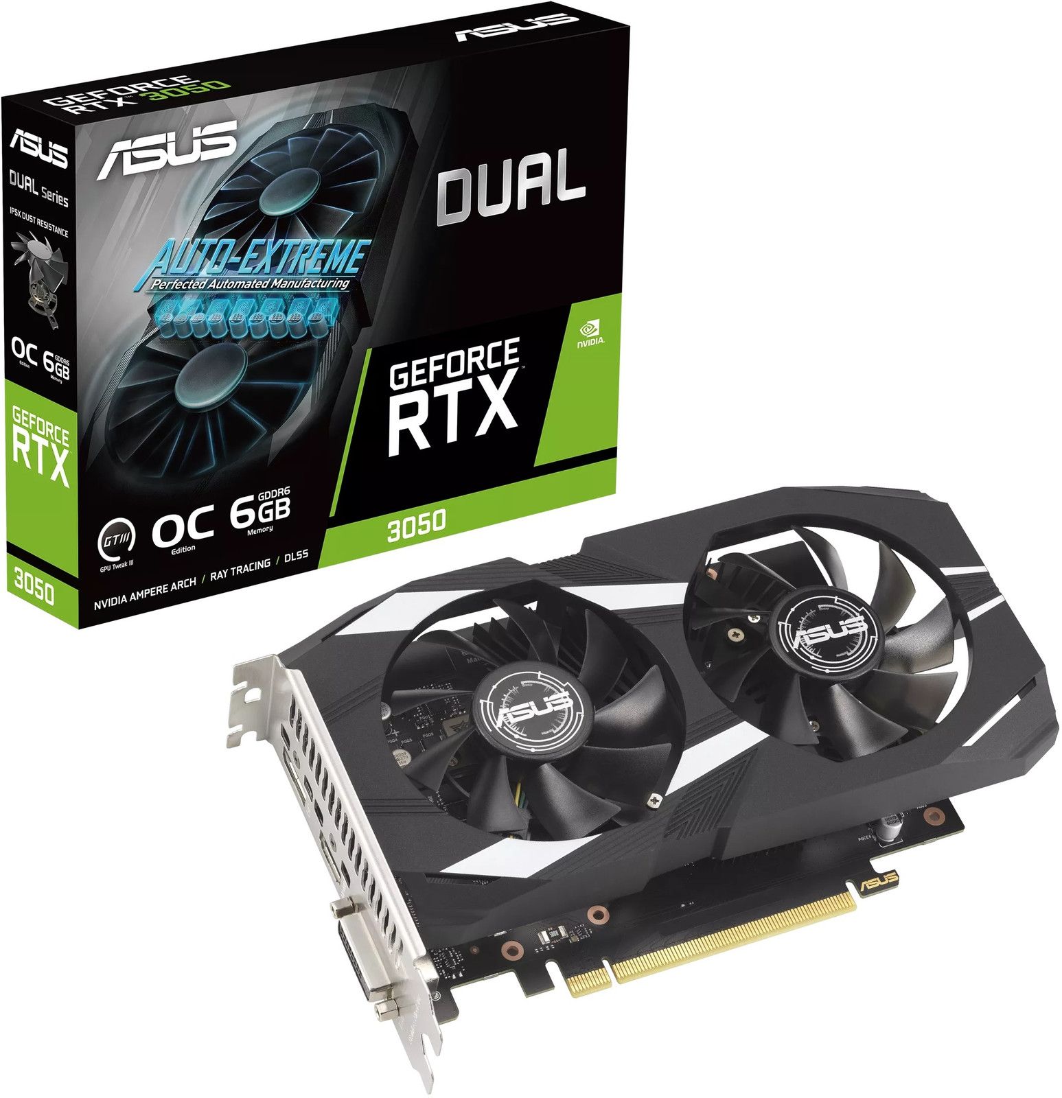 ASUS Dual GeForce RTX 3050 | 6GB GDDR6 & NVIDIA Graphics Card