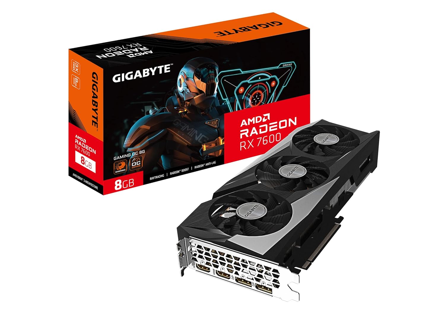 Gigabyte Gv-R76 | RX 7600 | 8GB Graphics Card