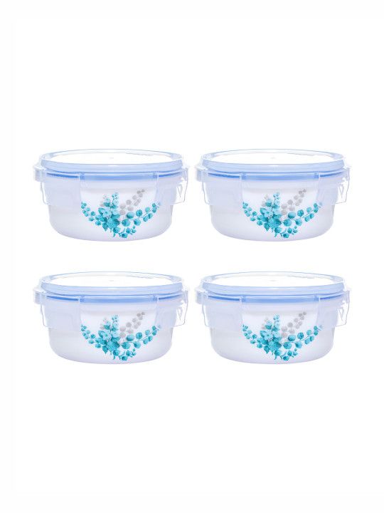 Cello Opal Glass 4 Pieces Printed Storage Container Set - 2