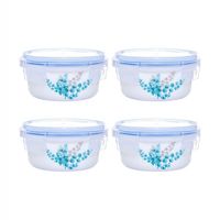Cello Opal Glass 4 Pieces Printed Storage Container Set - 2