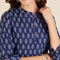 Myx Women Printed Regular Cotton Short Kurti | Amazon Brand - 2