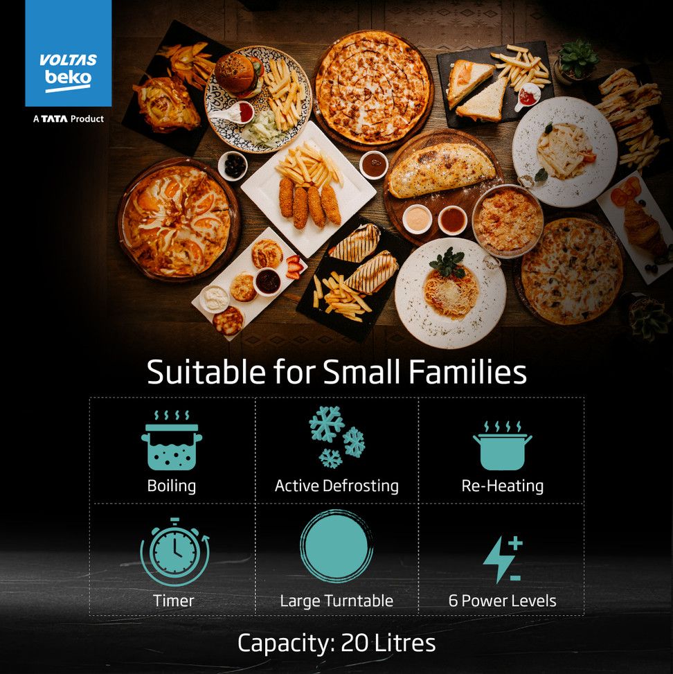 Voltas Beko 20 L 700 W Smart Solo Microwave Oven - 2