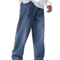 Ben Martin Men Baggy Jeans | Loose Fit High Rise Denim - 3
