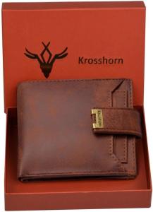 Krosshorn Men Casual Artificial Leather RFID Wallet For Men