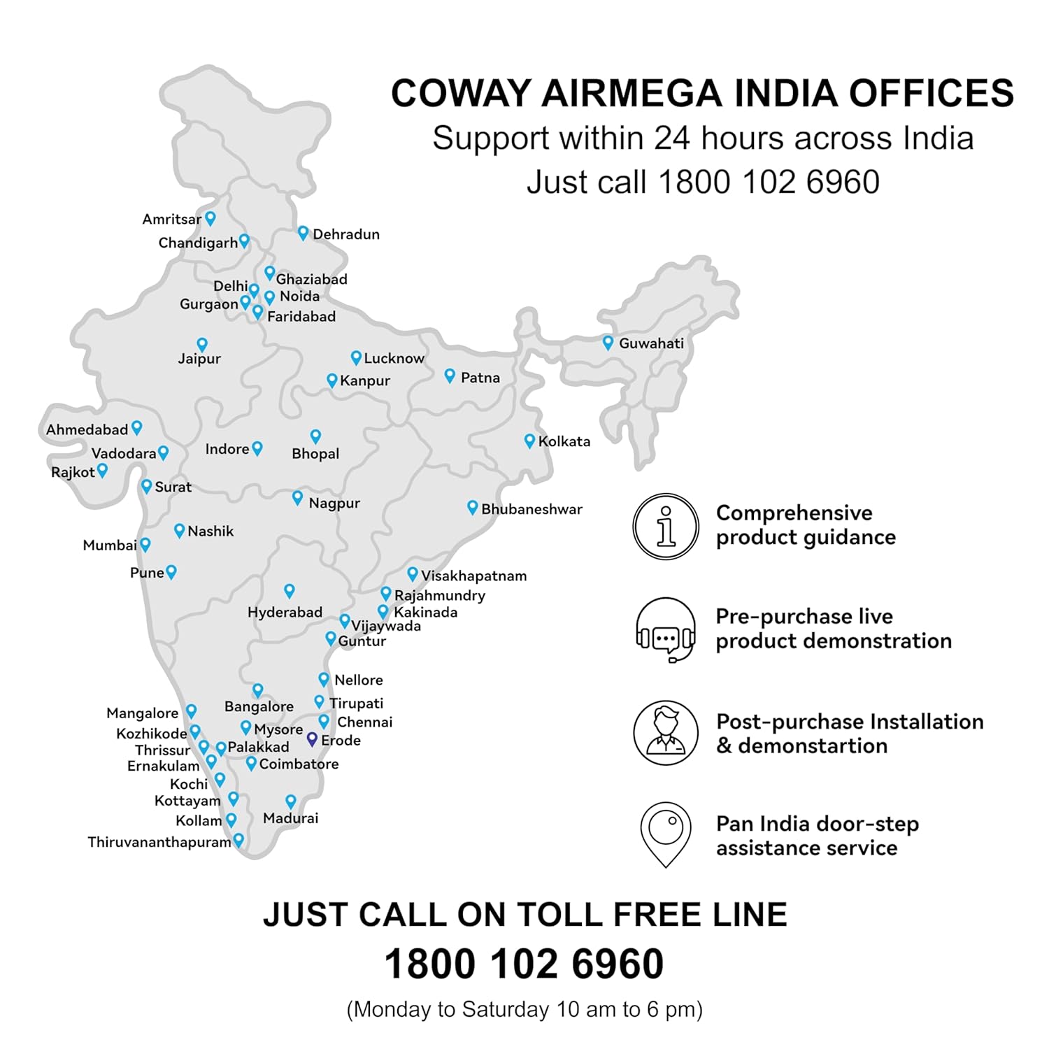 Coway Airmega 150 Air Purifier | Cover 355 Sq.Ft - 5
