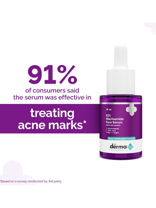 The Derma co. 10% Niacinamide Face Serum To Fade Acne Marks & Dark Spots - 3