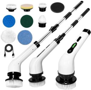 9 in 1 Electric Spin Scrubber | Cleaning Brush Scrubber for Home