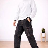 Playfeel Men Regular Mid Rise Dark Grey Jeans - 4
