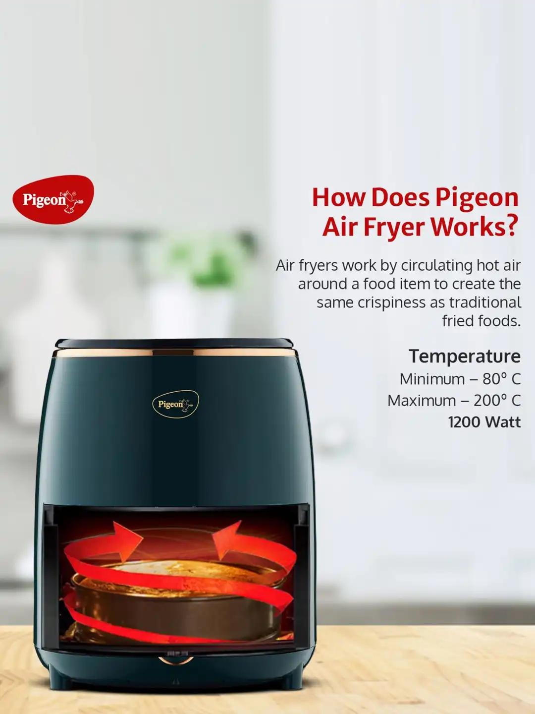 Pigeon Green Digital Air Fryer - 4.2 L - 5