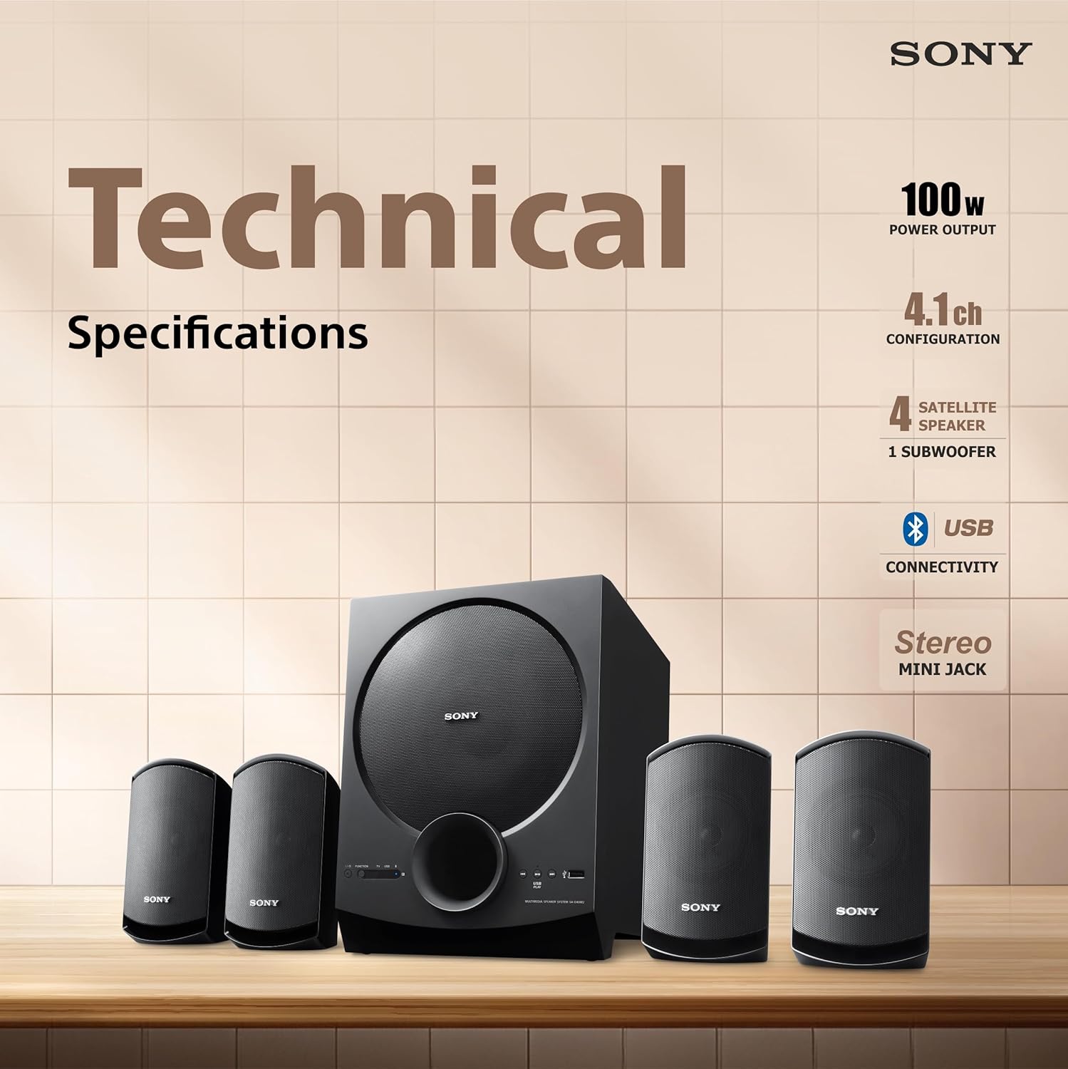 Sony SA-D40M2 All in One Home Theatre - 3