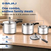 BAJAJ New Shakti 2 L, 3 L, 5 L Pressure Cooker - 2