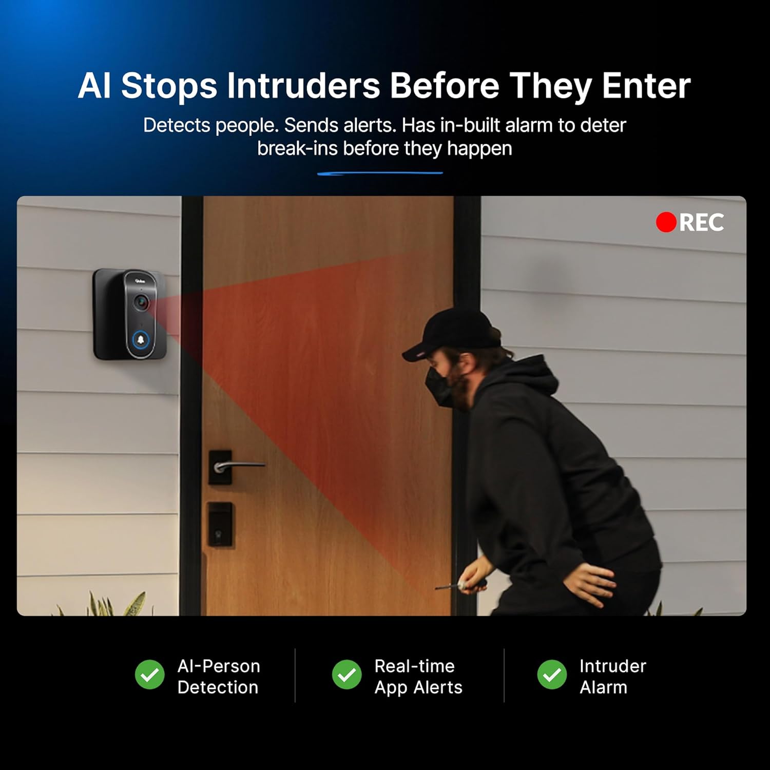 Qubo Instaview Smart Video Doorphone 3MP Pro 2K+ - 6