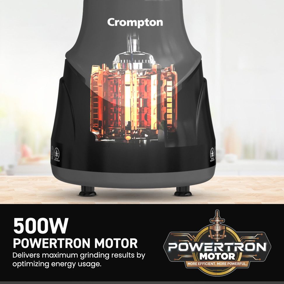 Crompton BlendX 500 W Juicer Mixer Grinder - 6