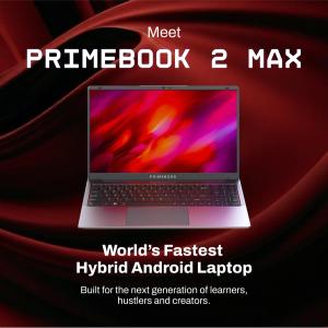 Primebook 2 Max (2026) | 8GB RAM | 256GB | 15.6''
