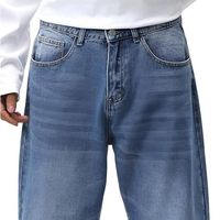 Ben Martin Men Baggy Jeans | Loose Fit High Rise Denim - 4