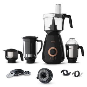 Philips Stainless Steel Mixer + Food Processor 3-in-1
