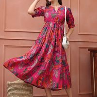 Claura Women Floral Printed Dress