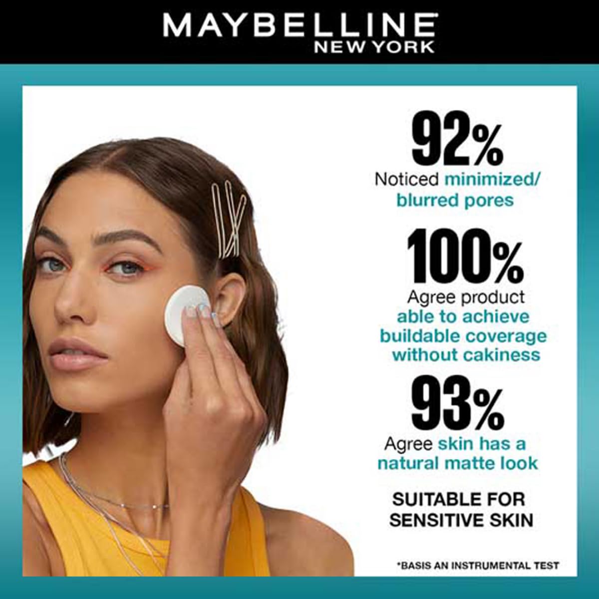 Maybelline New York Fit Me Matte + Poreless Compact Powder - 4